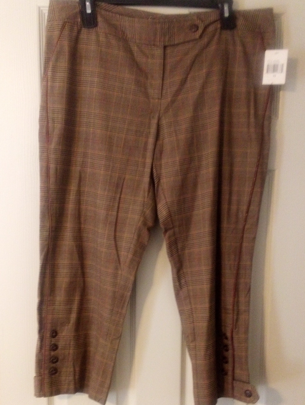 Plaid Capris - Miss Bisou - NWT!